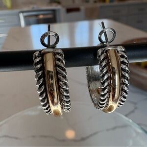Set of 2!! Gold/ Silver Earring Set of 2!
